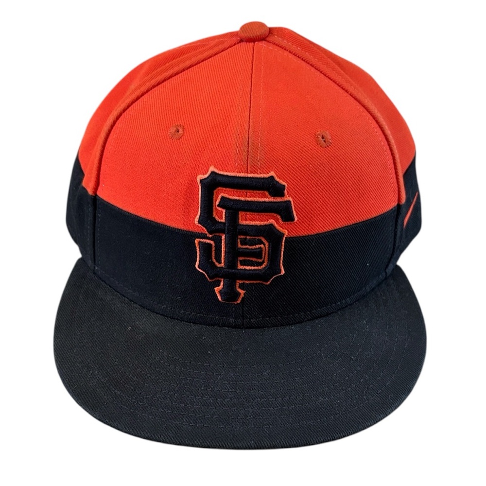 Nike Two-Tone Orange and Black SF Baseball Cap